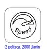 D Mot  2700 bis 2998 U/min 2 pol