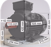 Elektromotor der Low-Cost-Serie 