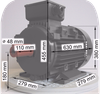 Elektromotor der Low-Cost-Serie 